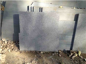 Flamed G332 Granite Tiles, Bingzhou Black