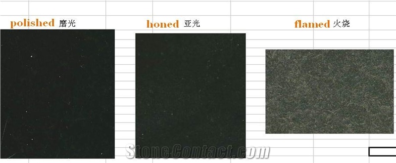 G308 Laiwu Black, Shandong Black, G308 Black Granite Tiles