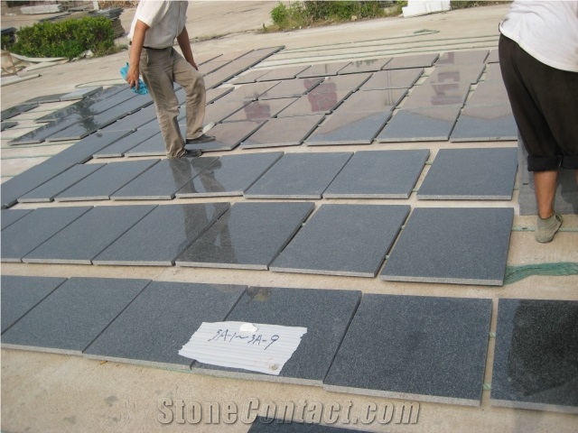 G332 Granite Tiles, China Black Granite
