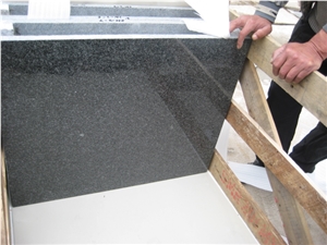 Polished G332 Granite Tiles, China Black Granite