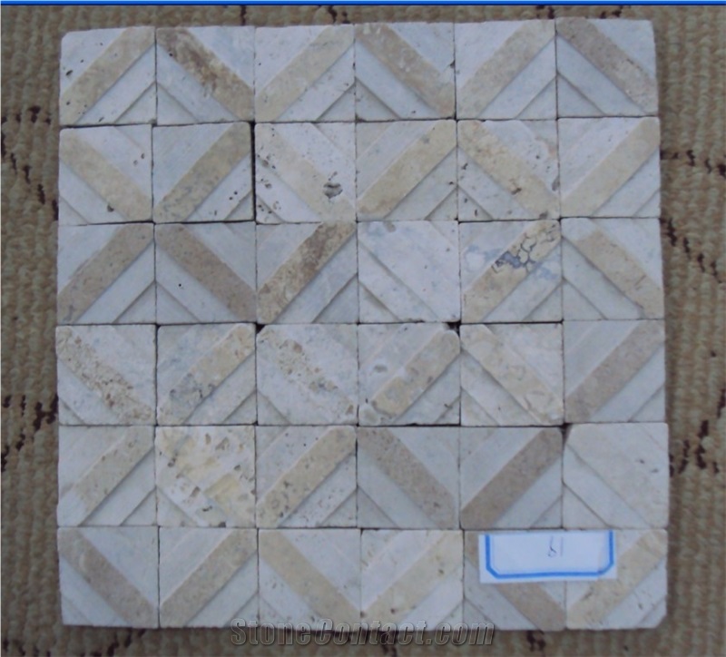 Grey Wood Grain Marble Mosaic, Timber Grey Marble Mosaic