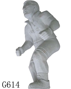 Classic Head Statue Sculpture, White Granite Head Statue