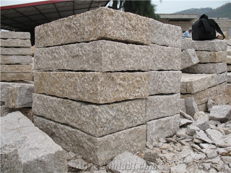 Granite Curbstone Kerbstone, Brown Granite Kerbstone