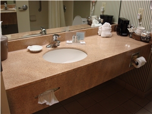 Pink Granite Vanity Top