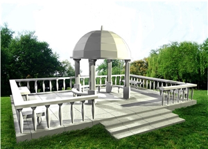 White Marble Gazebo