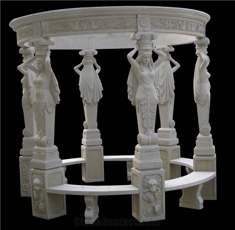 Marble Gazebo, Stone Gazebo, Garden Gazebo