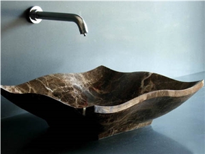 Brown Marble Sink