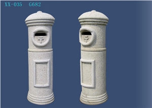 Natural Outdoor Stone Mailbox, Letter Box