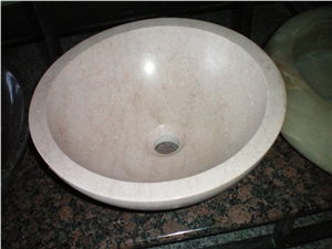 Natural Stone Sink, White Marble Sink