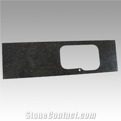 Polished Black Granite Countertop