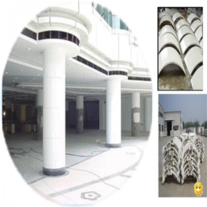 Curved Faux Stone Slab Of Decorative Application