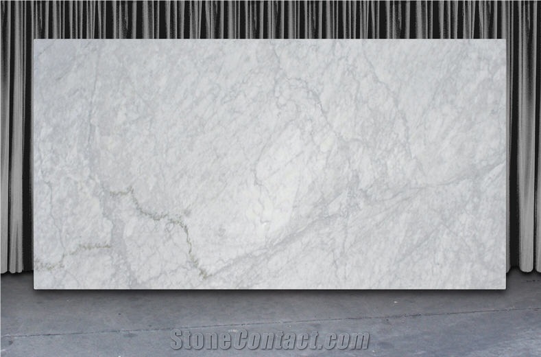 Bianco Carrara Cd Marble Slabs, Italy White Marble