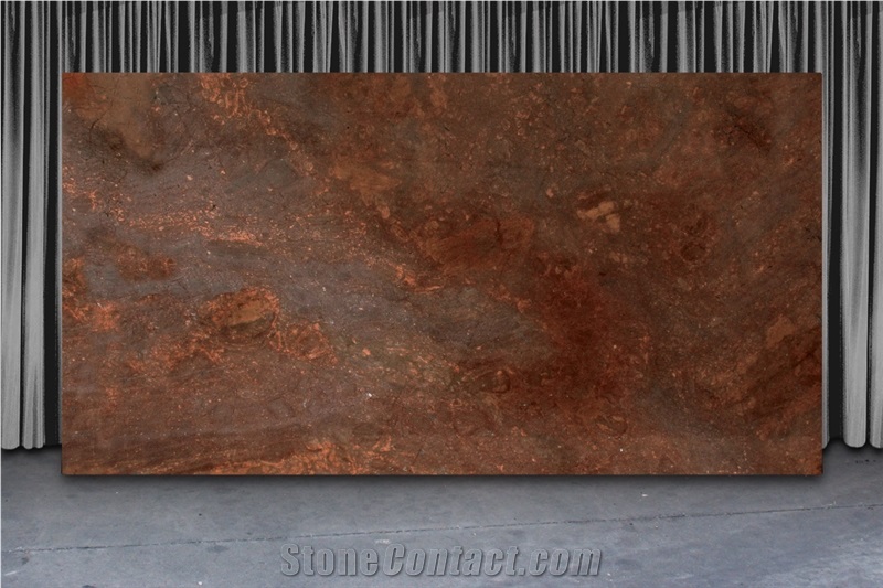 Cabernet Brown Granite Slabs, Brazil Brown Granite