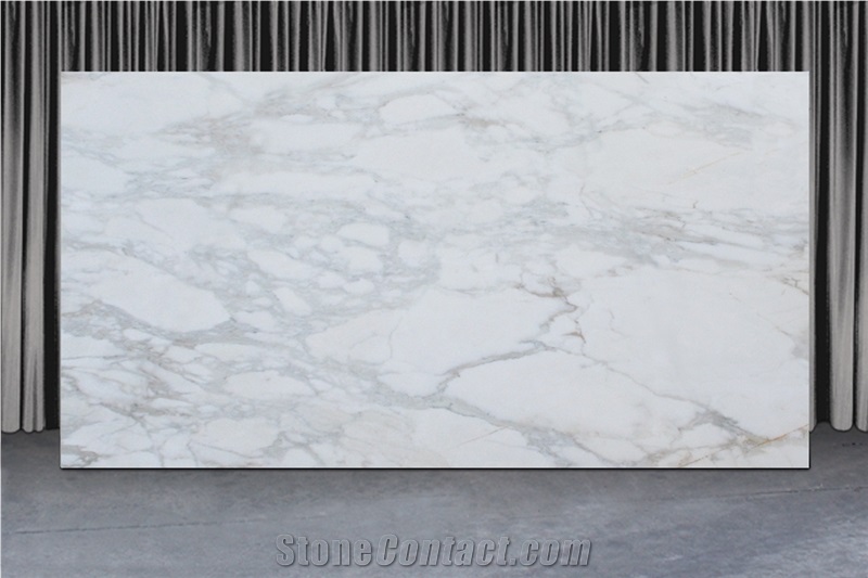 Calacatta Carrara Marble Slabs, Italy White Marble