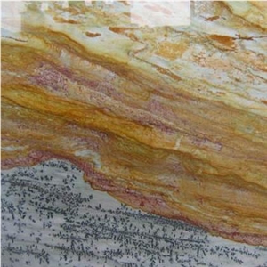 Calypso Gold Quartzite Slabs, Brazil Yellow Quartzite
