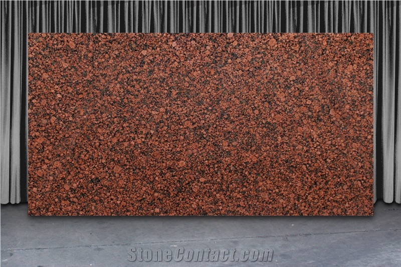 Carmen Red Granite Slabs, Finland Red Granite