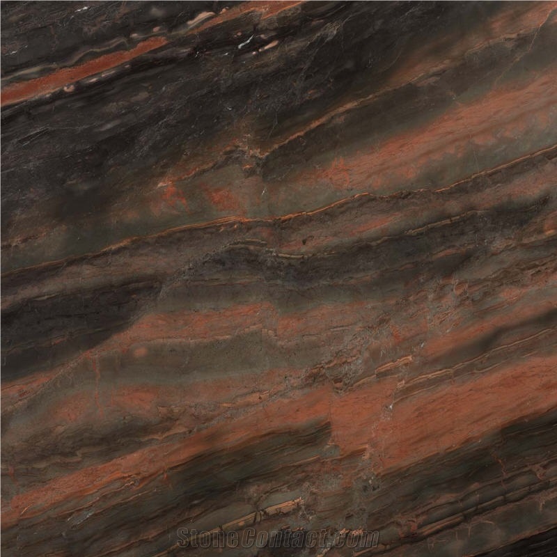 Copper Dune Granite Slabs, Brazil Brown Granite from Romania