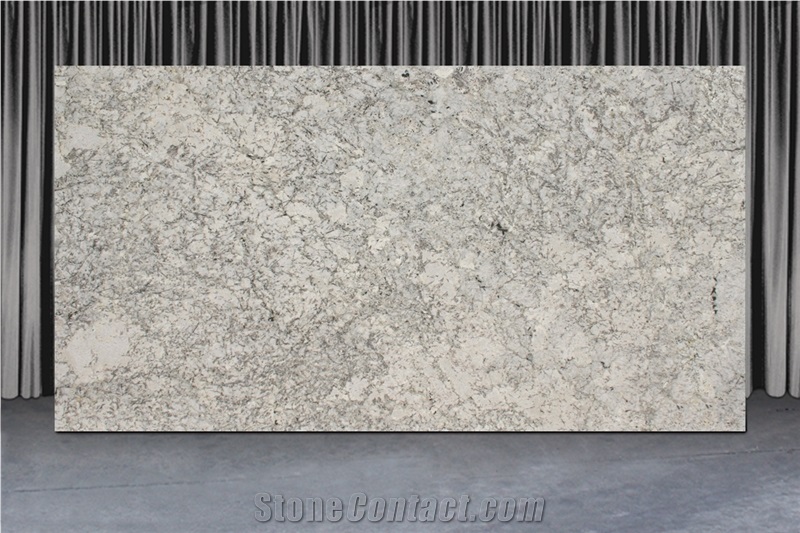 Crema Antartida Granite Slabs, Brazil White Granite