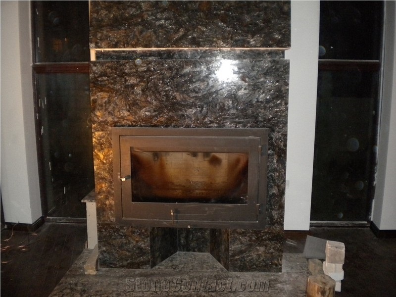Asterix Granite Fireplace