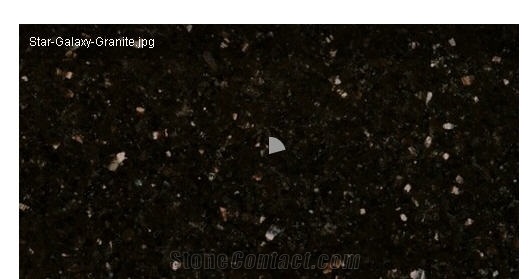 Star Galaxy Granite, India Black Granite