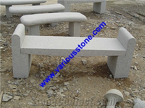 Bench & Table, G341 ,383 ,350 Grey Granite Bench