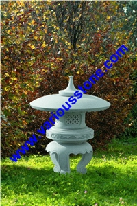 G341 ,383 ,350 Grey Granite Japanese Lantern