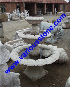 Fountain, Stone Fountain, Garden Fountain, G341 ,383 ,350 Grey Granite Garden Fountain