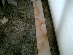 Discoloration (Rust) Granite and Marble Flooring H