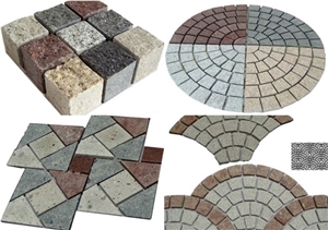 Back Mesh Paving Stone,Landscaping Stone, ,Porphyry Granite Paving Stone
