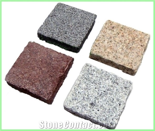 Cube Stone,Paving Stone,Landscaping Stone, ,Porphyry Granite Paving Stone