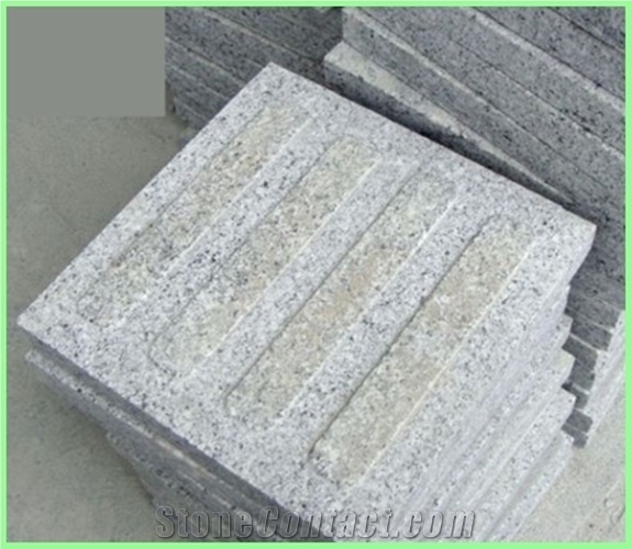 Granite Tactile Paving Stone,Blind Road Stone, G603 Grey Granite Paving Stone