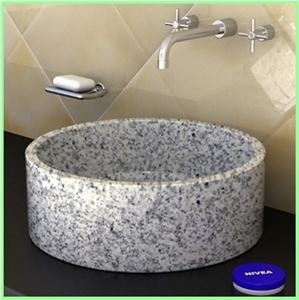 Natural Stone Sinks, Granite Wash Basins, Tiger Skin White Granite Wash Basins