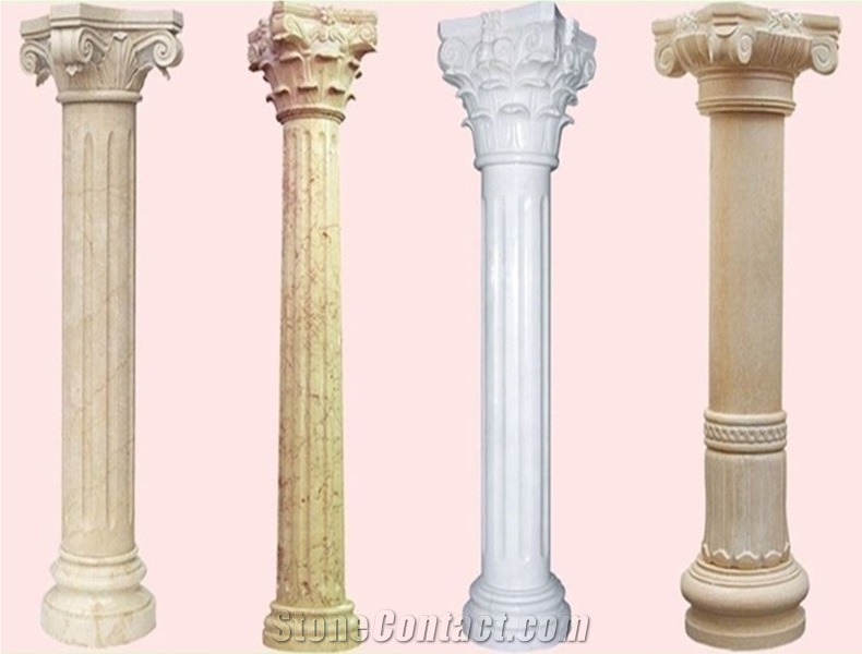 Roman Column,Pedestals,Building Stone, Granite , Marble Roman Column