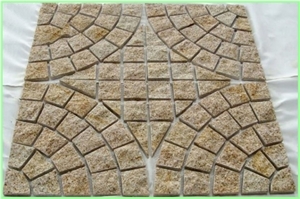 Square Pattern Back Mesh Paving Stone,Landscaping