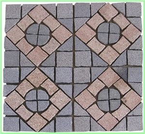 Square Pattern Granite Mesh Paving Stone