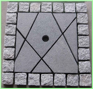 Square Pattern Grey Mesh Paving Stone