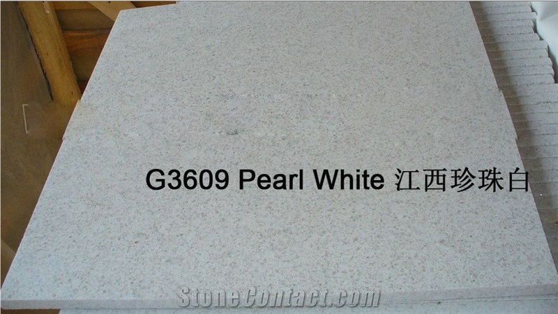G3609 Granite Tile - Pearl White