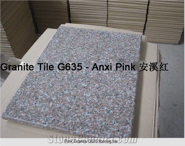 G635 Granite Tile - Anxi Pink