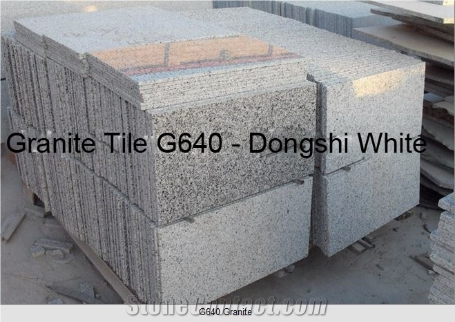 G640 Granite Tile - Dongshi White