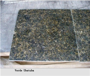 Verde Ubatuba Granite Tile, Brazil Green Granite