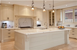 Calacatta Oro Marble Kitchen Countertops, Calacatta Oro White Marble Kitchen Countertops