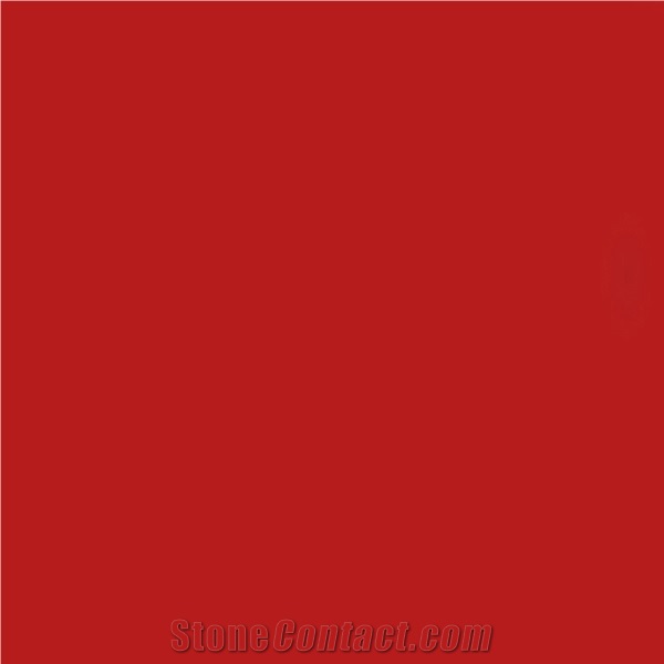 Pure Red Artificial Stone