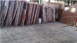 Conglomerate, Iran Red Marble Slabs & Tiles