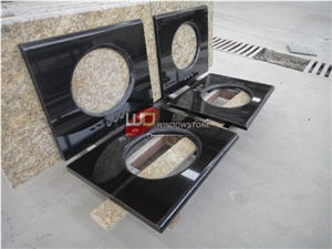 Granite Countertops, China Black Granite Bath Tops