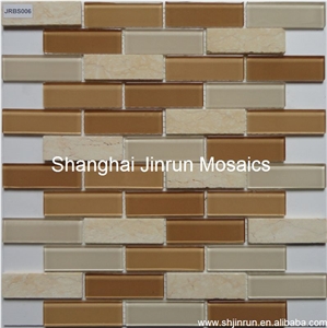 4mm Glass & Stone Mosaic Tiles