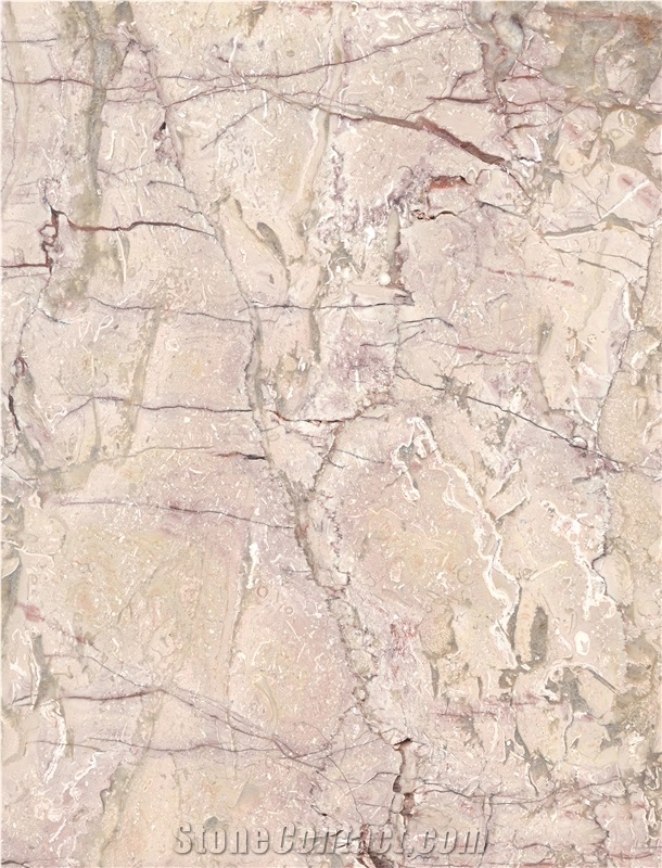 Pink-cream Marble, Abadeh Cream Pink Marble Tiles