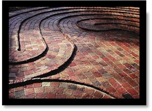 Mexico Red Porphyry Walkway Pavers, Cube Stone