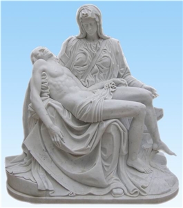 YAKING Marble Statue, White Marble Statue
