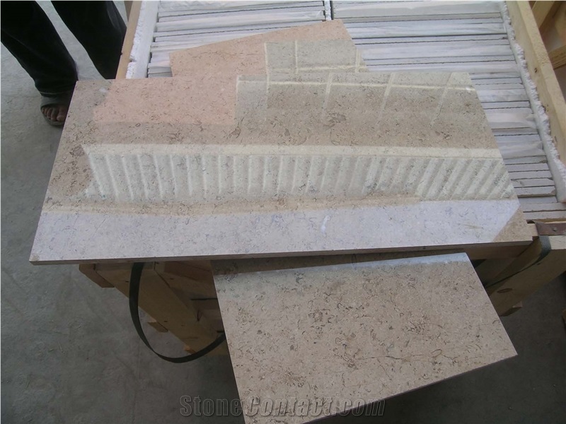 Sinia Pearl, Sinai Pearl Limestone Tiles & Slabs, Polished Limestone Flooring Tiles, Walling Tiles