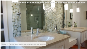 Glass Mosaic Bathroom Design